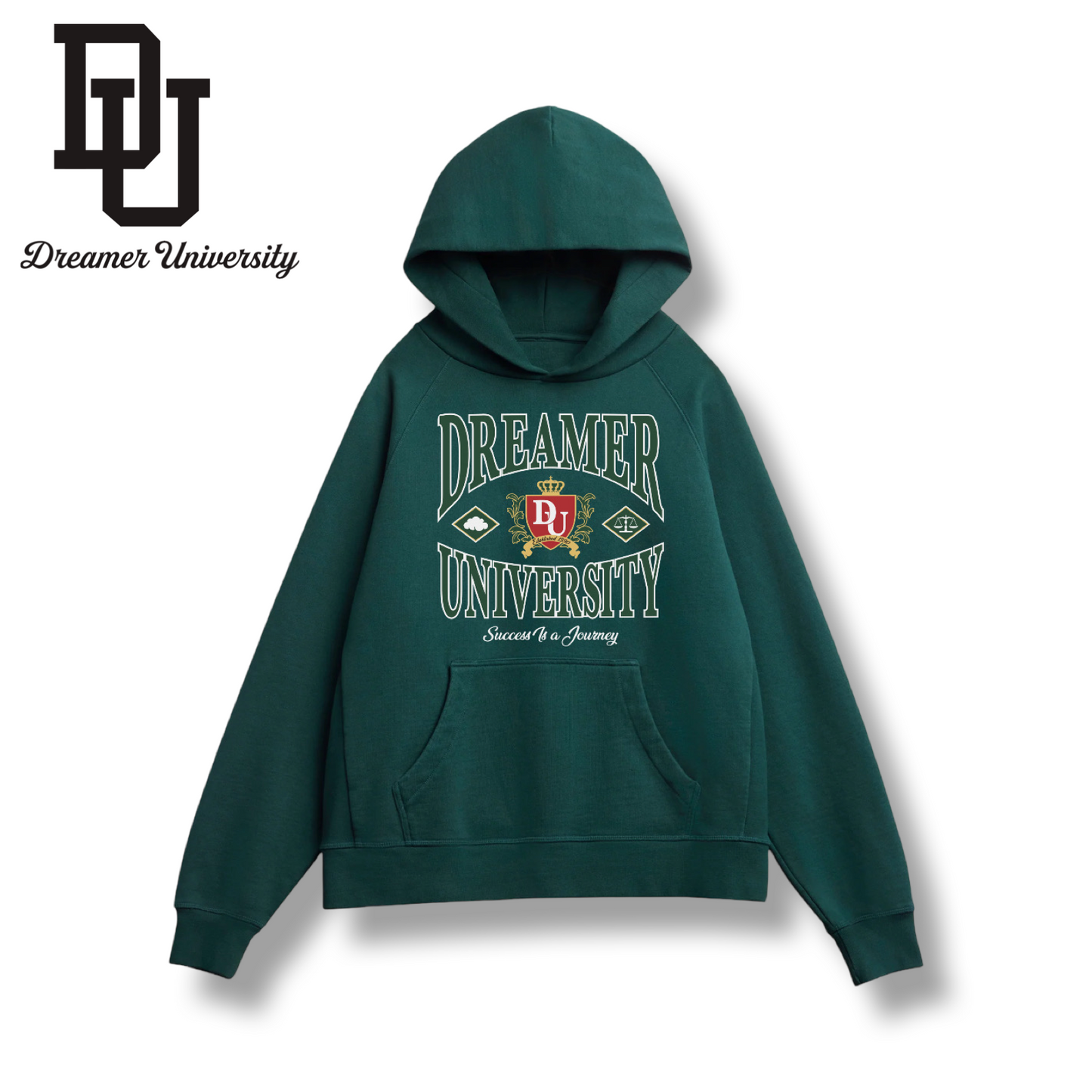 Dreamer University HeavyWeight Success Hoody ( Green )