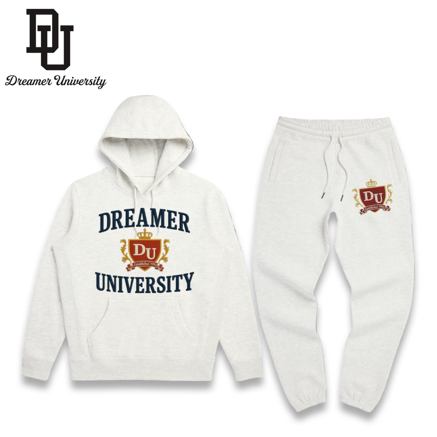 University Uniform Fully Embroidered ( Ash Heather )